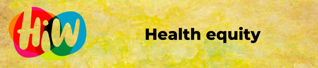 Health equity banner