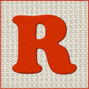 Picture of the letter R