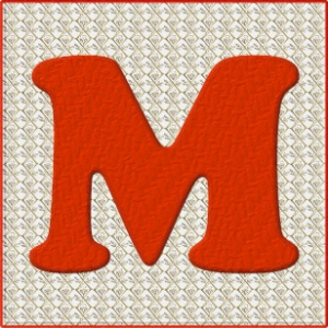 Picture of the letter M