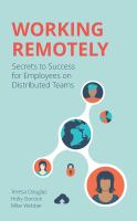 Book cover -working remotely